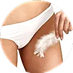 Шугаринг зоны бикини