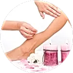 депиляция ног теплым воском